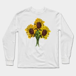 Sunflowers Long Sleeve T-Shirt